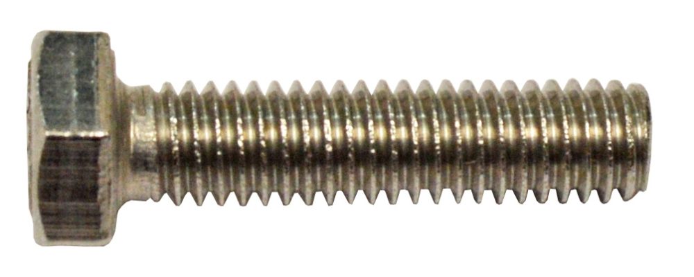 Screw Set Hex Head M6 x 25mm S/S